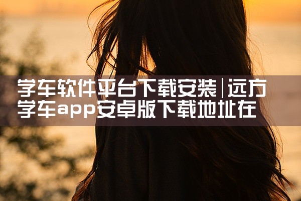 学车软件平台下载安装