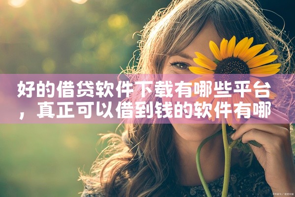 好的借贷软件下载有哪些平台