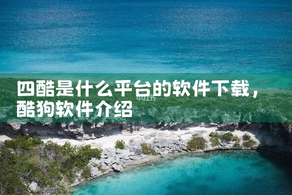 四酷是什么平台的软件下载